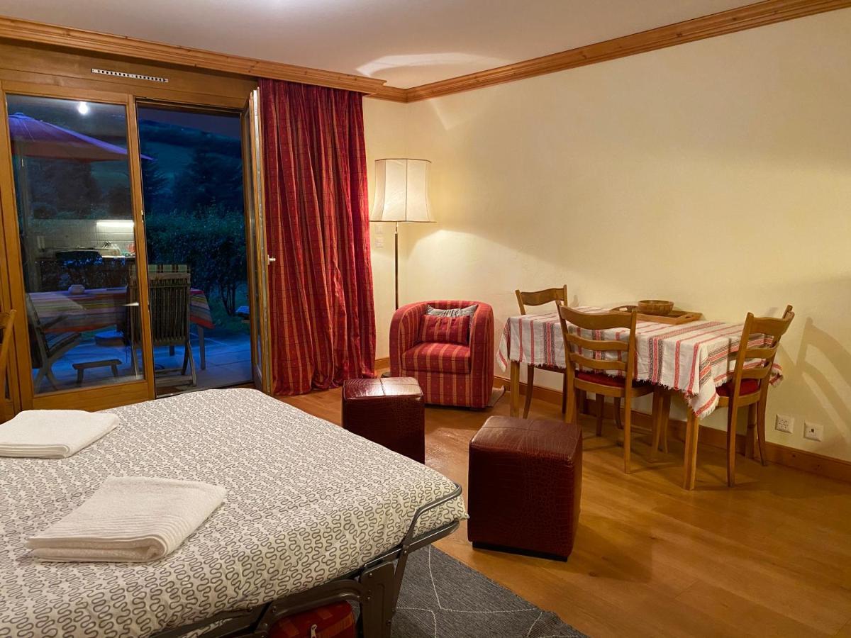 Ferienwohnung Studio - La Vièze Thermes Park Val dʼIlliez Exterior foto