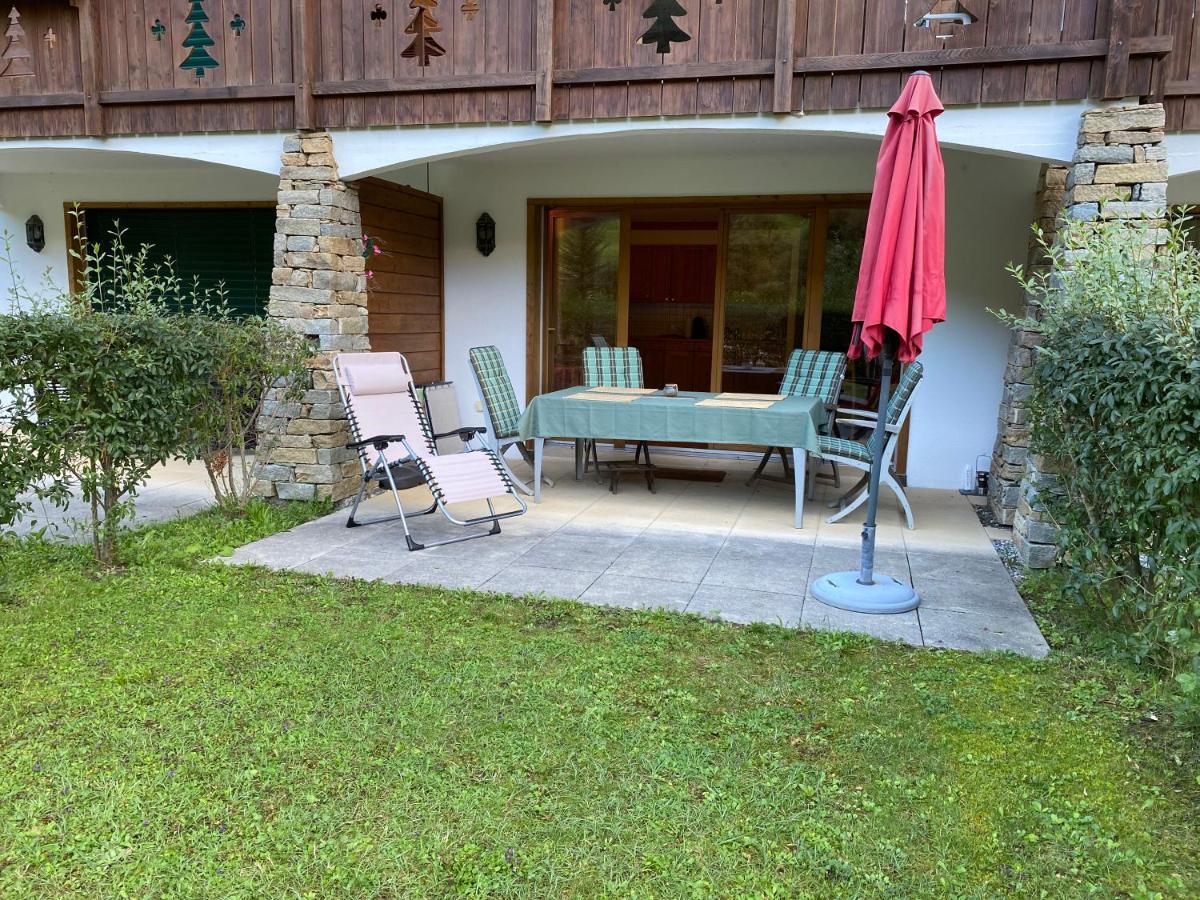 Ferienwohnung Studio - La Vièze Thermes Park Val dʼIlliez Exterior foto