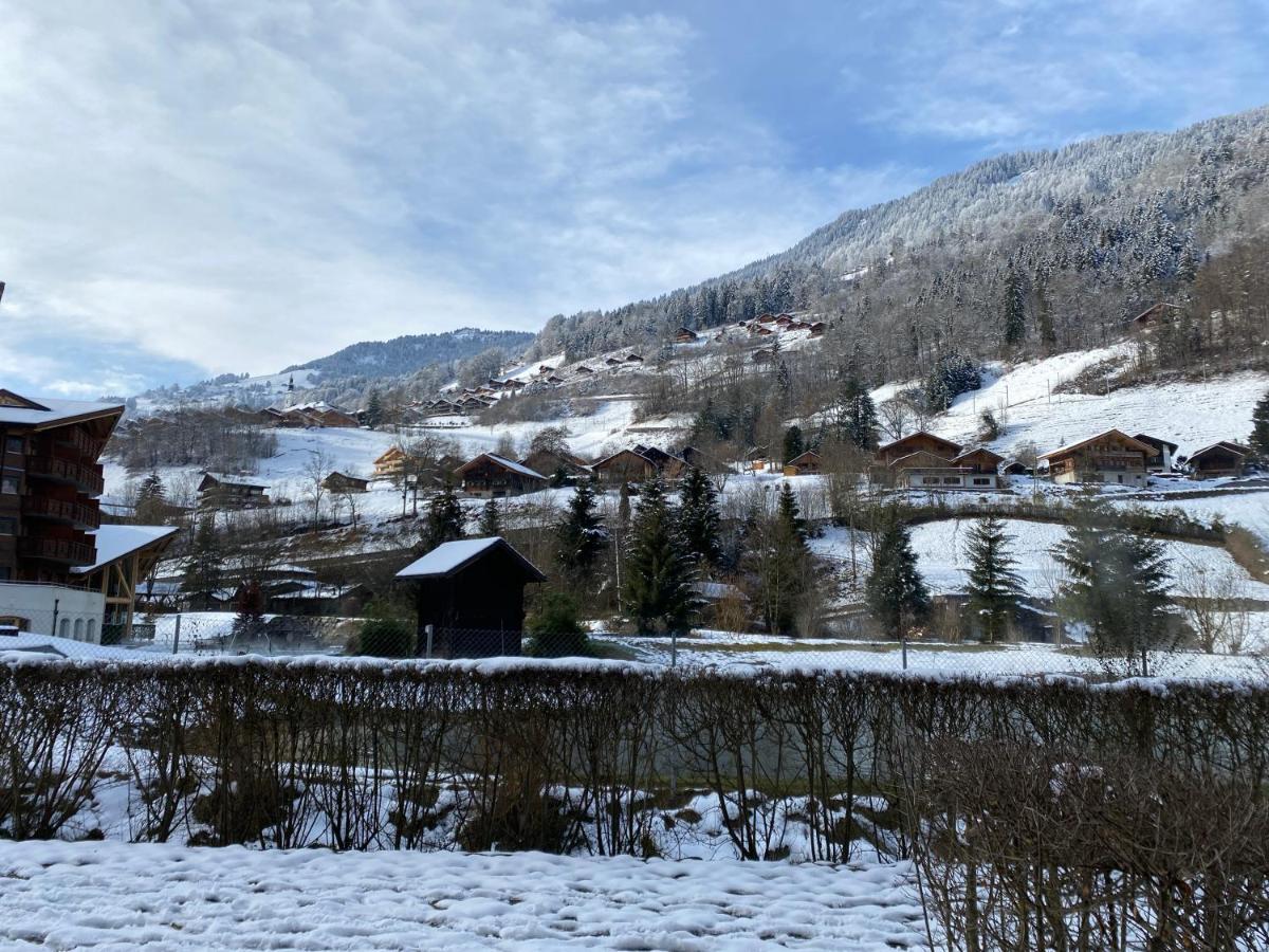 Ferienwohnung Studio - La Vièze Thermes Park Val dʼIlliez Exterior foto